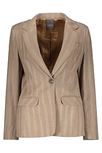 Lorena Antoniazzi Single-Breasted Striped Blazer