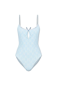Loveshackfancy Laguna Bow One-Piece Swimsuit