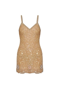 Lyrika Sequined Mini Dress