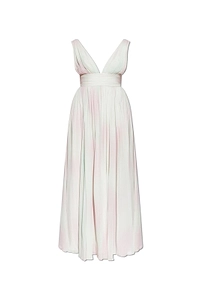 Loveshackfancy Madeleine Pleated Maxi Dress