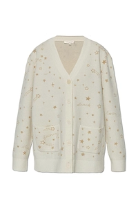 Loveshackfancy Mar Star-Pattern Cardigan
