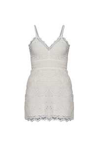 Loveshackfancy Peppy Broderie Mini Dress