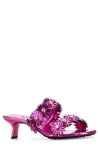 Loewe Petal Flower Embellished Mules