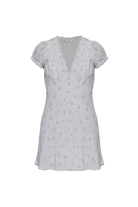 Loveshackfancy Yasmin Lace-Trim Floral Dress