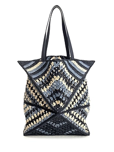 Loewe Puzzle Fold Xl Crochet Tote Bag