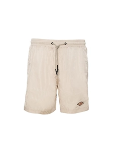 Logo Patch Drawstring Swim Shorts