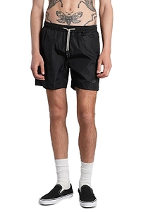 Logo Patch Drawstring Swim Shorts