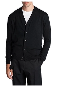 Long-Sleeved V-Neck Cardigan