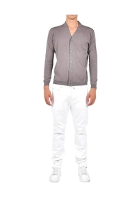 Low Brand Long-Sleeved V-Neck Cardigan