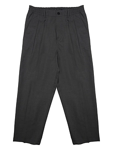 Pleated Elastic-Waist Pants