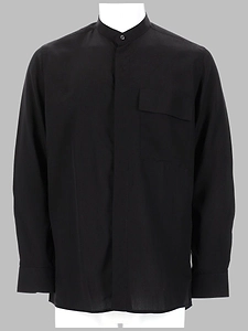 Low Brand Stand Collar Pocket Shirt