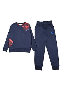 Lotto Kids Logo Printed Sweat Suit