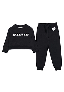 Lotto Kids Logo Printed Sweatshirt Suit