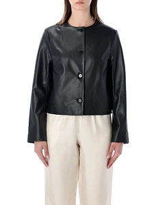 Lou Lou Raho Cropped Leather Jacket