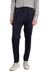 Tokyo Straight-Leg Pleated Trousers