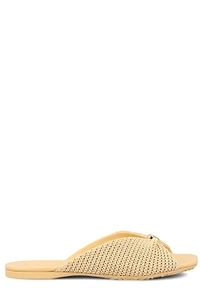 Loewe Slip-On Raffia-Effect Sandals