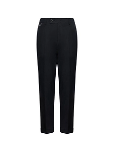 Low Brand Turned-Up Cuffs Pleated Trousers