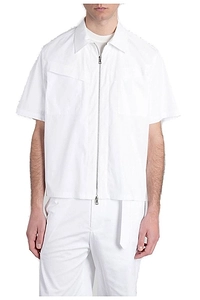 Zip-Up Short-Sleeved Shirt