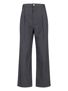 Pleated Wide-Leg Pants