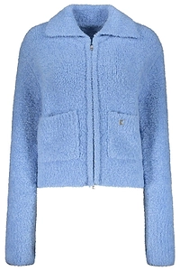 Low Classic Textured Zip-Up Jacket