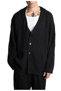 Magliano V-Neck Cable Knit Cardigan