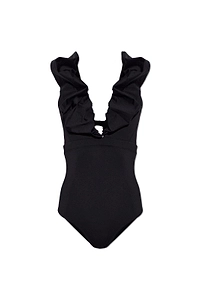 Palazzo Ruffled One-Piece Swimsuit