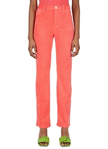 Maisie Wilen Mockumentary Terry Straight-Leg Jeans