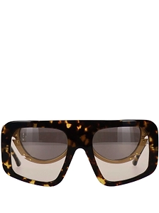 Luar Shield Frame Layered Sunglasses