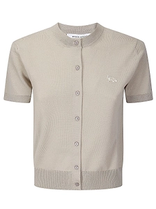 Maison Kitsuné Baby Fox Short Sleeve Cardigan