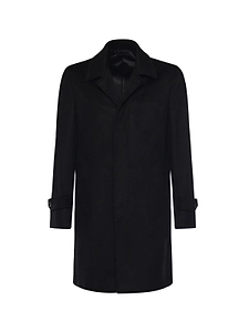Luigi Bianchi Concealed-Placket Cashmere Coat