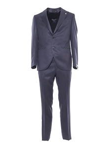 Luigi Bianchi Mantova Single Breasted Long Sleeved Suit