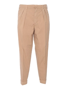 Luigi Bianchi Mantova Turned-Up Hem Pants