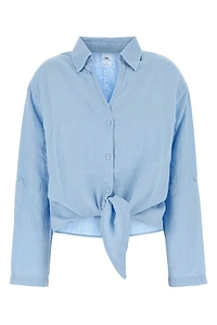 Lois Tie Front Long Sleeve Top