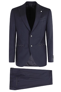Luigi Bianchi Notched-Lapel Two-Button Suit