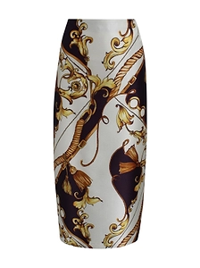 Baroque Pencil Skirt