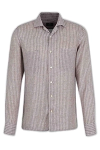 Luigi Borrelli Floral Printed Buttoned Shirt