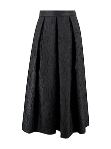 Lunatica Milano Pleated Flared Skirt