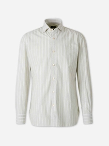 Luigi Borrelli Long Sleeved Striped Pattern Shirt