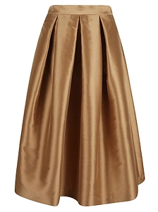 Lunatica Milano Duchesse Pleated Maxi Skirt