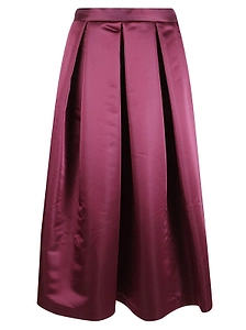 Duchesse Pleated Maxi Skirt