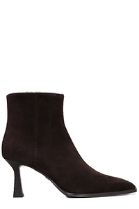 Lola Cruz Pointed-Toe Heeled Ankle Boots