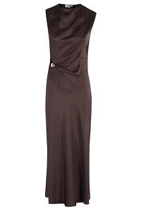 Roan Draped Sleeveless Dress