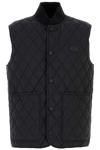 Burberry Logo Patch Quilted Gilet