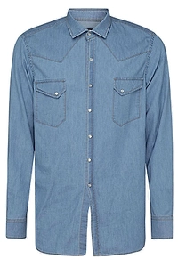 Macchia J Long-Sleeved Denim Shirt