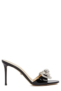 Mach & Mach Double Bow Embellished Slip-On Mules