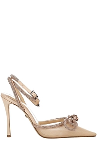 Mach & Mach Embellished Bow Heeled Pumps