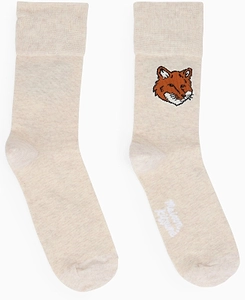Maison Kitsuné Fox Intarsia Socks