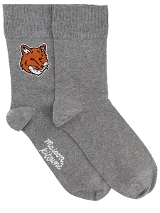 Maison Kitsuné Fox Motif Socks