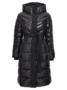 Mackage Coralia Hood And Sash Belt Down Coat