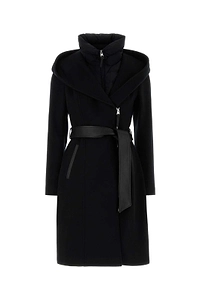 Mackage Shia Belted Funnel-Neck Coat